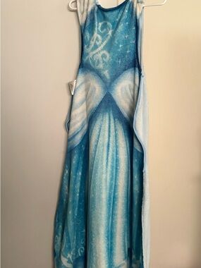 Blue & White Princess Wearable Blanket Dress